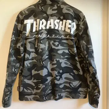 THRASHER 카모 패턴 코튼 자켓