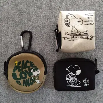 맨해튼 포티지 파우치 코인 케이스 스누피 SNOOPY 세트5
