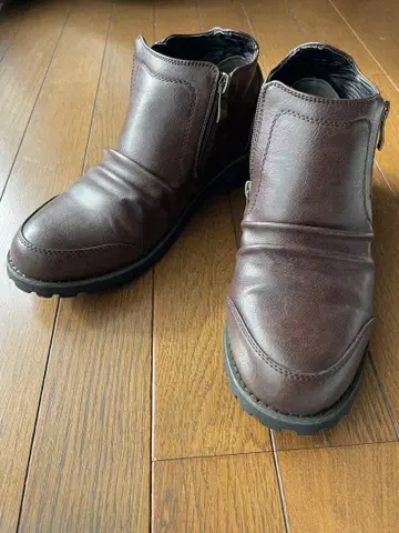 유키코키미지마 가죽 숏부츠