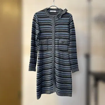 GALLERY VISCONTI 롱 가디건 코디건 울 혼방