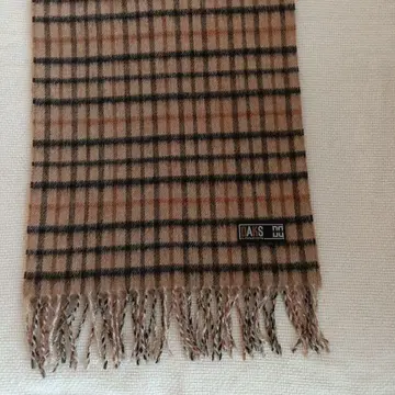 DAKS 체크 무늬 머플러