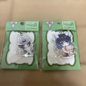 아크릴 키링 2개 세트