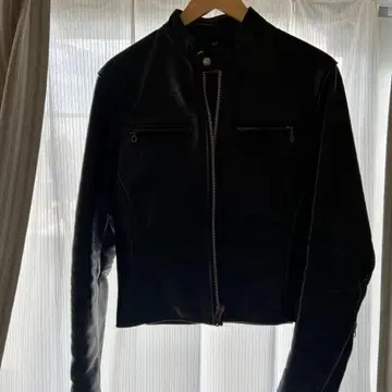 vanson leathers 블랙 싱글 라이더 34