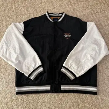 BACK NUMBER 맥주 자수 바시티 자켓 L