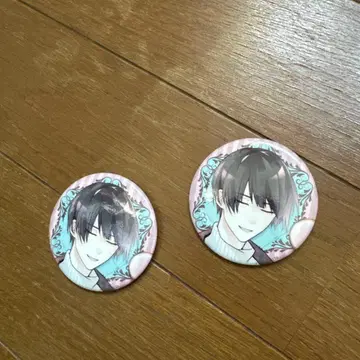 고서점 거리의 하시히메 십년 레코드 캔 배지 미즈카미