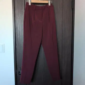 PLST 버건디 슬랙스 L 사이즈