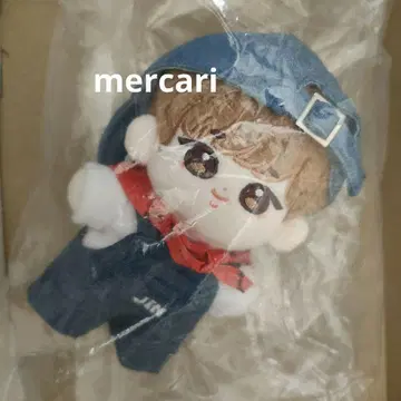 JIN 봉제 인형 데님 오버롤 진 봉제 인형 10cm 마스터
