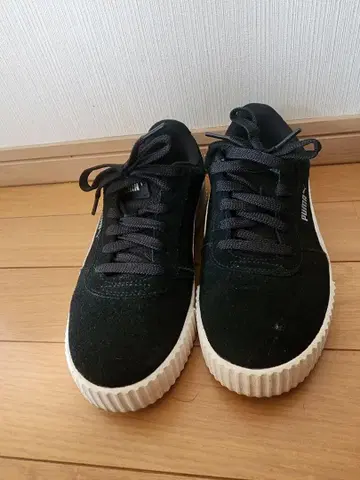 PUMA 칼리나 CARINA 스웨이드 스니커즈 23cm