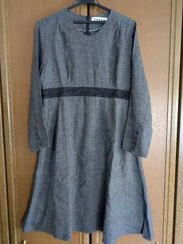 기우에몬 KURUMI 그레이 긴팔 원피스