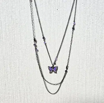 새상품 ANNA SUI 버터플라이 목걸이