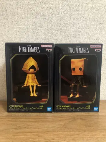 LITTLE NIGHTMARES 모니터탑 피규어 2종 세트
