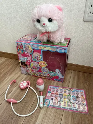 박스 포함 아기 고양이 의사 고양이 장난감 병원 놀이