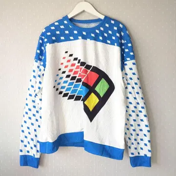 레어 Microsoft Windows98 vintage 풀오버