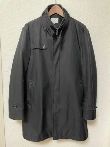 블랙 스텐카라 코트