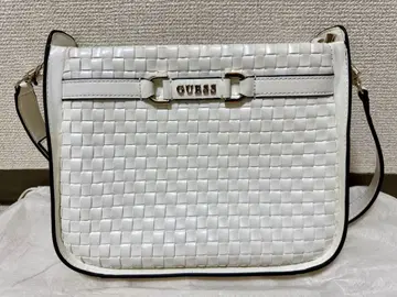 GUESS 뜨개질 디자인 숄더백