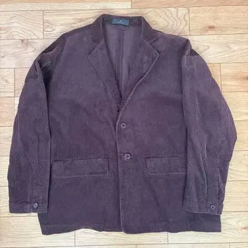 코듀로이 자켓 팬츠 세트 셋업 M 사이즈 브라운