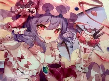 동방 Project 레밀리아 스칼렛 B2 클리어 포스터