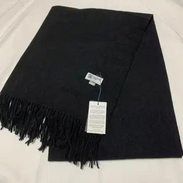 존스톤스 캐시미어 대형 스톨 머플러 블랙