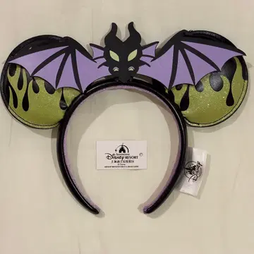 상하이 디즈니 홍콩 말레피센트 빌런즈 머리띠 말레우스