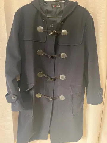 SCHOOL SCENE 더플 코트 3L 네이비