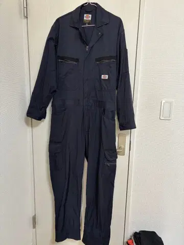Dickies 네이비 오버롤 L 사이즈