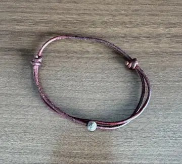 레드 리 가죽 팔찌