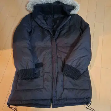 블랙 퍼 후드 다운 자켓 아기띠, 업기 대응