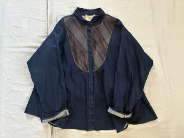 D-due H.P.FRANCE 데님 와이드 블라우스