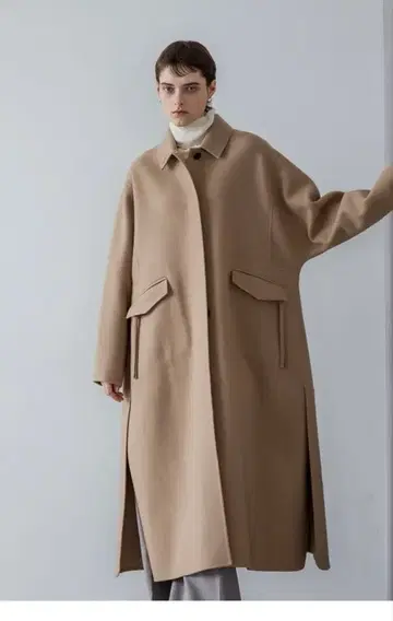 ebure 에부르 지론 라무 멜톤 스텐카라 코트 베이지 36