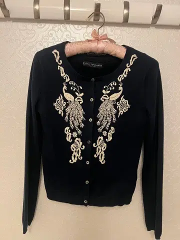 KEITA MARUYAMA 네이비 공작 자수 앙상블