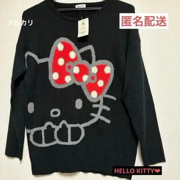 산리오 헬로키티 성인 스웨터 [택 포함 미사용품]