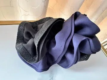 컴플렉스 비즈 네이비 블랙 블랙 컬러 반짝이 라메 장식 이지 코움