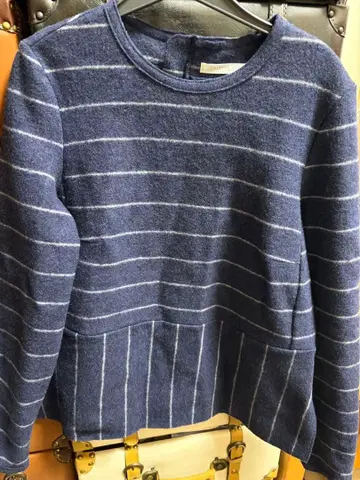 GATHERIE VIE 네이비 스트라이프 긴팔