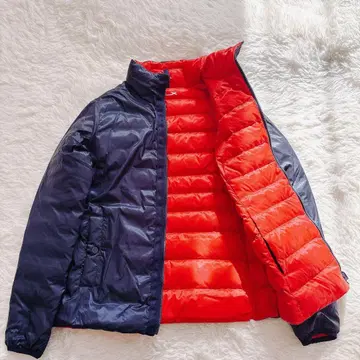 RLX 랄프 로렌 리버서블 다운 자켓 네이비 레드