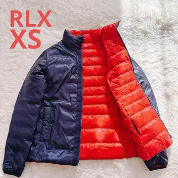 RLX 랄프 로렌 리버서블 다운 자켓 네이비 레드