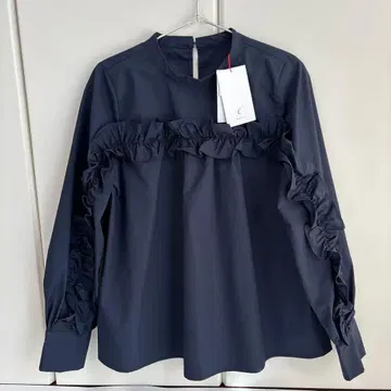 OPAQUE.CLIP 프릴 셔츠