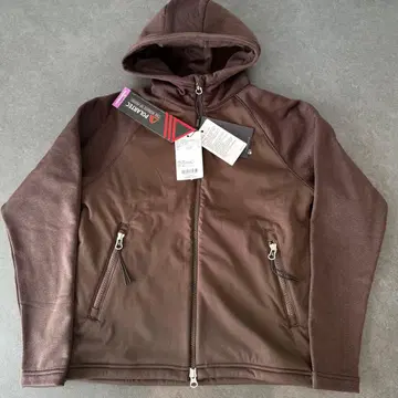 미사용 새상품 브리핑 폴라테크 윈드블록 후드티 XS