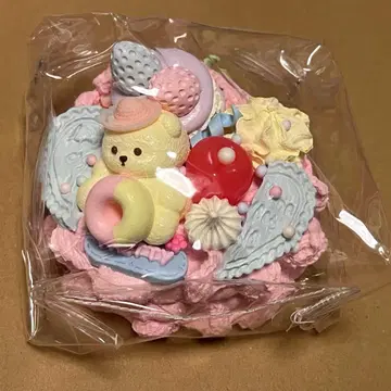 DIY-LaDoDo 스퀴즈 와플 곰 케이크 핑크