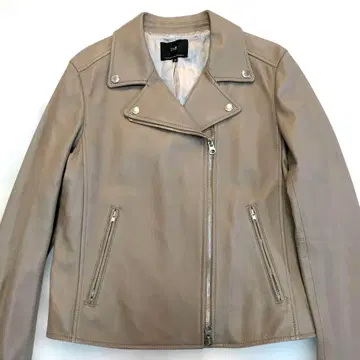 [컨디션 최상] 23구 더블 라이더 자켓 그레이 가죽 38