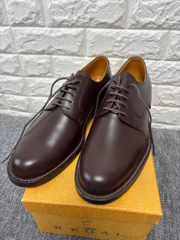 REGAL 다크 브라운 드레스 신발 26EE
