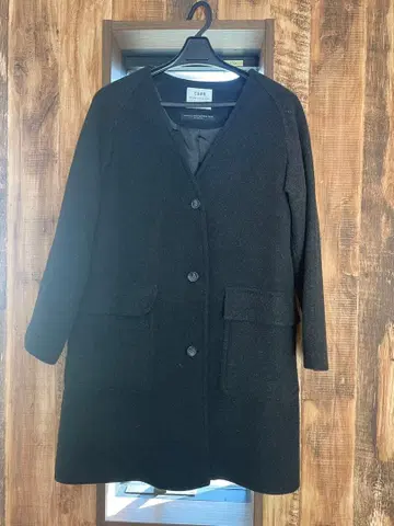 coen 블랙 롱 코트 M