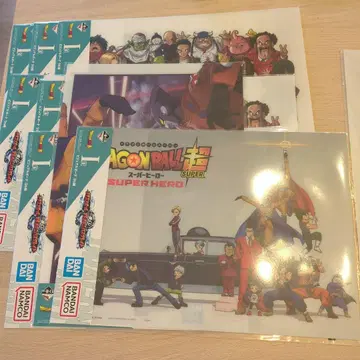 드래곤볼 1번 복권 비주얼 보드. 타월