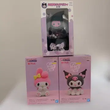 Netflix 쿠로미 마이멜로디 쿠로미 20주년 피규어 3체 세트