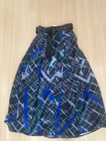 하레 기하학 스커트