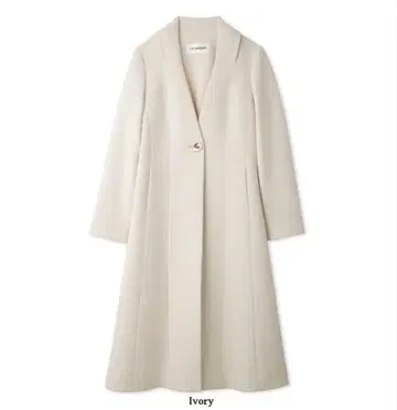 릴리 브라운 체스터 코트 아이보리