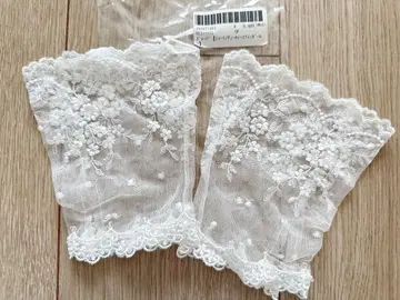 숏 그로브 튤 레이스 핑거리스 비쥬 와타베 브라이덜