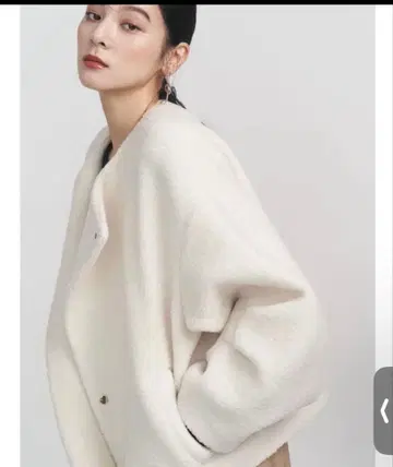 LAGUNAMOON 보아 블루종 화이트