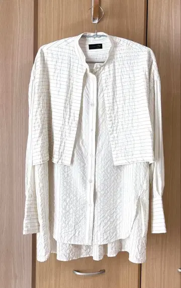 [ 미사용 새상품 ] 야마다야 Aga 주름풍 셔츠