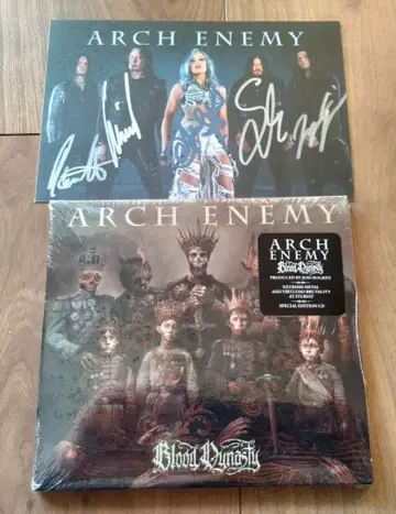 ARCH ENEMY 아치 에네미 Blood Dynasty 사인 포함
