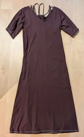 MURRAL Ivy halfsleeve dress (Clay brown)